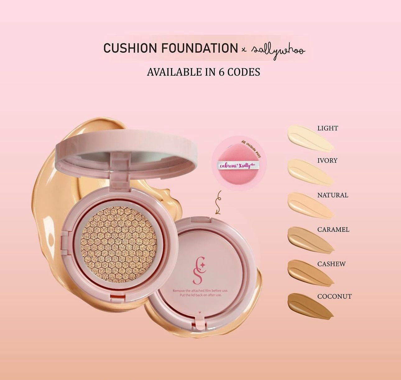 Cubremi x Sally Cushion Foundation